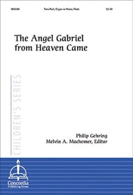 The Angel Gabriel from Heaven Came Two-Part choral sheet music cover Thumbnail